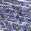 Sodalite 6mm Mala Faceted Round Beads - 29 inch strand