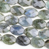 Blue Labradorite 18x25mm Faceted Oval Beads - 15.5 inch strand