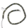 Blue Labradorite 5x8mm Faceted Rondelle Beads - 15.5 inch strand