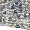 Blue Labradorite 8x10mm Faceted Nugget Beads - 15 inch strand