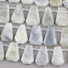 Cherry Tree Beads Moonstone 20x29mm Top Drilled Faceted Shield Beads - 15 inch strand 