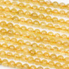 Citrine 8mm Faceted Round Beads - 15 inch strand