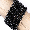 Cherry Tree Beads Black Obsidian 10mm Round Beads - 15 inch strand 