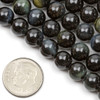 Blue Tigereye 8mm Round Beads - 15 inch strand