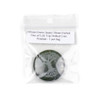 African Green Jasper 30mm Etched Tree of Life Top Drilled Coin Pendant - 1 per bag