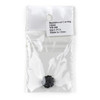 Carved Wood Focal Bead - 16mm Black Sandalwood Flower #4, 1 per bag