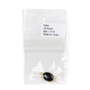 Cherry Tree Beads Onyx approximately 12x21mm Oval Link with a Brass Plated Base Metal Bezel - 1 per bag 