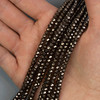 Cherry Tree Beads Synthetic Hematite 3x4mm Faceted Rondelle Beads in the color Bronze
