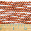 Goldstone 4mm Round Beads - approx. 8 inch strand, Set A