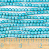 Turquoise Howlite 4mm Round Beads - approx. 8 inch strand, Set A