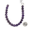 Amethyst 10mm Round Beads - approx. 8 inch strand, Set A
