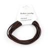 Dark Espresso Brown Microsuede 1.5mm Thick, 2mm Wide Flat Cord - 3 yards