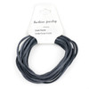 Grey Microsuede 1.5mm Thick, 2mm Wide Flat Cord - 3 yards