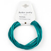 Turquoise Green Microsuede 1.5mm Thick, 2mm Wide Flat Cord - 3 yards