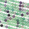 Green Fluorite 6mm Round Beads - 15 inch strand