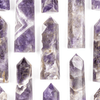 Chevron Amethyst Crystal Point Tower - approximately 2.5-3 inches tall