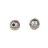 Natural Stainless Steel 8mm Guru Bead with Tribal Band - ZN-65929, 1 per bag
