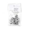 Natural Stainless Steel 10mm Guru Bead with Heart Pattern - ZN-65977, 10 per bag