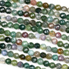 Cherry Tree Beads Fancy Jasper Faceted 4mm Round Beads - approx. 8 inch strand, Set B 