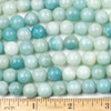 Blue Amazonite 10mm Round Beads - approx. 8 inch strand, Set A