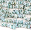 Larimar 5-10mm Chip Beads - 15 inch strand