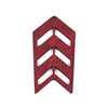 Cherry Tree Beads Aspen Wood Laser Cut 32x51mm Red Geometric Arrow Pendant - 1 per bag 