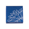 Jewelry Gift Box - Blue with Silver Lotus, 3.3x3.3"