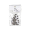 Silver Pewter 19x20mm Holiday Wreath Charms - 10 per bag