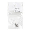 Natural Stainless Steel 10mm Smooth Guru Bead with Extending Side Holes - ZN-61747, 1 per bag