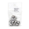 Natural Stainless Steel 10mm Smooth Guru Bead with Extending Side Holes - ZN-61747, 10 per bag