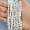 shiny blue moontsone beads for unique jewelry