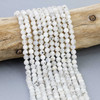 unique, earthy Blue Moonstone faceted round beads