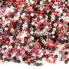  Miyuki 11/0 Chocolate Covered Cherries Mix Delica Seed Beads - #MIX9001, 7.2 gram tube 