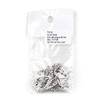 Silver Pewter 16x21mm Lotus Pose Charm - 10 per bag