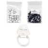 Cherry Tree Beads Howlite & Onyx Distance Bracelets Kit - bkit-023 