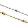 Cherry Tree Beads Stainless Steel 3mm Ball and 1mm Curb Chain 