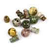 Ocean Jasper 10mm Guru Bead with 7x10mm Tower - 1 set per bag