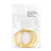 Coated Brass 45x48mm Agogo Component with 2 Loops - 4 per bag - CG01410c