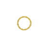 Coated Brass 20mm Beaded Ring Component - 6 per bag - NS00493c