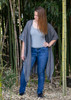 Charcoal Tunic Style Wrap