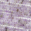 Amethyst 2x3mm Faceted Saucer Bicone Beads - 15.5 inch strand