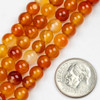Cherry Tree Beads Carnelian 6mm Mala Round Beads - 115 beads per strand