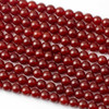 Cherry Tree Beads Red Agate 6mm Round Beads - 14.5 inch strand 