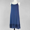 Ruffle Hem Dress - Navy