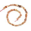 Sunstone 8-12mm Rough Nugget Beads - 16 inch strand