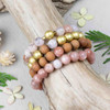 Cherry Tree Beads Almond Stacking Stretch Bracelets - #1 