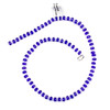 Crystal 4x6mm Cobalt Blue Faceted Heishi Beads - 16 inch strand