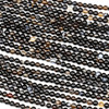 Sardonyx 3mm Round Beads - 15 inch strand