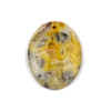 Crazy Lace Agate 35x45mm Top Front to Back Drilled Oval Pendant with a Flat Back - 1 per bag