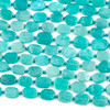 Amazonite 12x17mm Irregular Oval Beads - 16 inch knotted strand